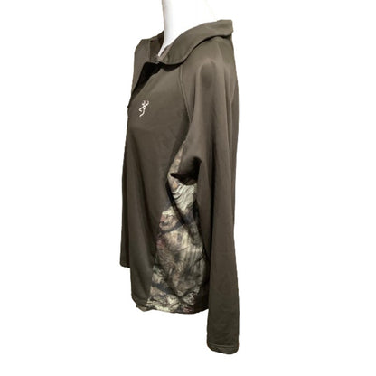 Browning Realtree Camouflage Pullover Sweatshirt Large Outdoor, Hunting, Casual