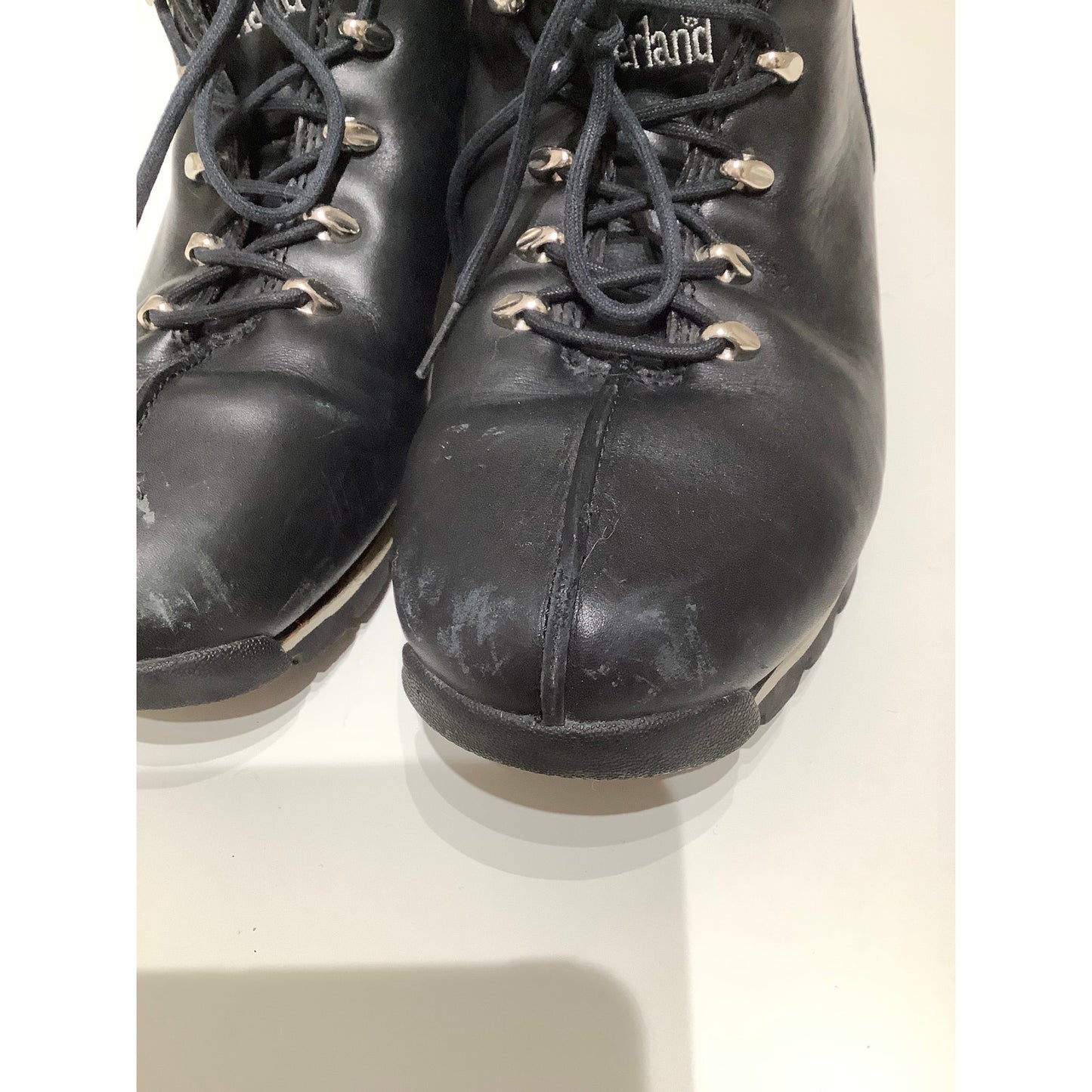 Timberland Black Leather Hiking Boots Size 10 Men's – Outdoor, Rugged, Classic