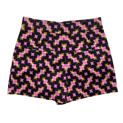 Zara Geometric Print High Rise Shorts Women’s Size M — Retro, Trendy, Statement
