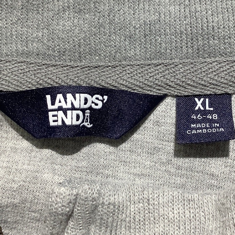 Lands' End 1/4 Zip Pullover Men's Size XL — Casual, Classic, Minimalist