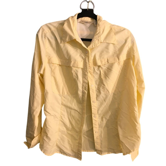 TravelSmith Yellow Fishing Shirt Size M – Outdoor, Utility, Lightweight