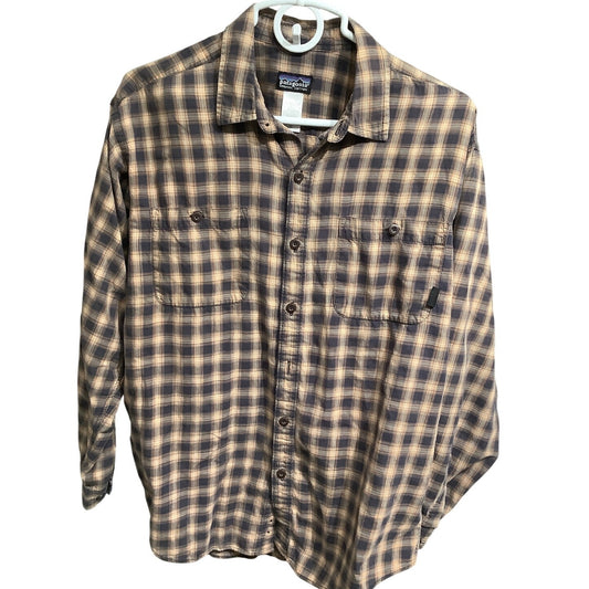 Patagonia Plaid Button-Down Shirt Size M - Rustic, Outdoorsy, Casual