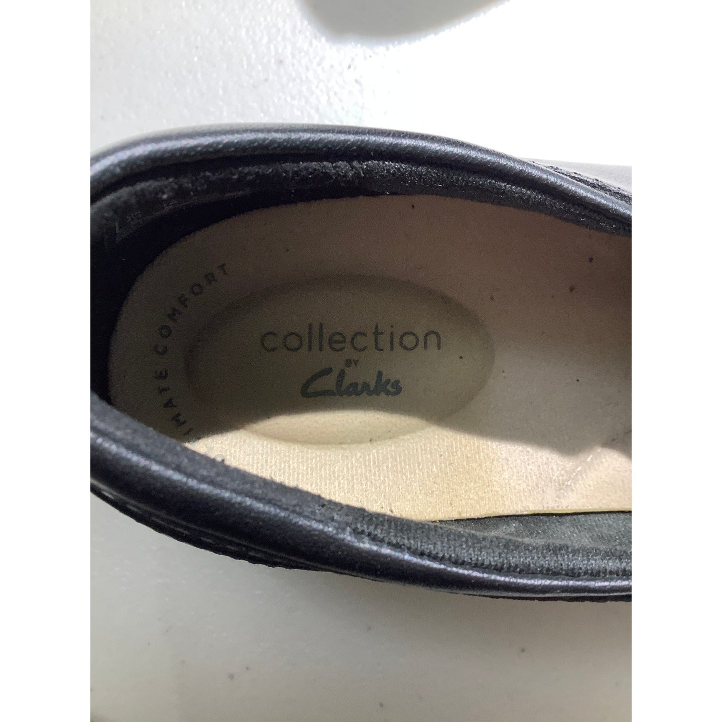 Clarks  Leather Slip-On Shoes Women’s 10 — Comfort, Casual, Button Accent