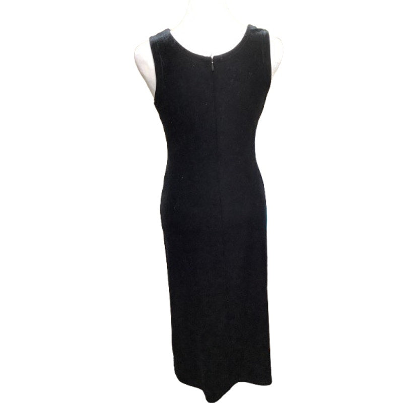 Jessica McClintock Girls Black Velvet Dress, Size 16 - Elegant, Formal, Timeless