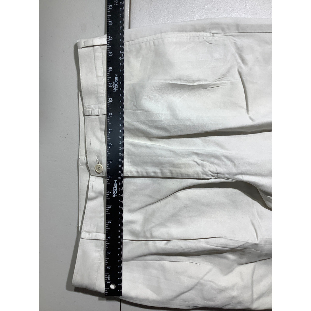 Lands’ End Men’s 34 Regular Dress Slacks — Cuffed Hem, Pleated, Classic