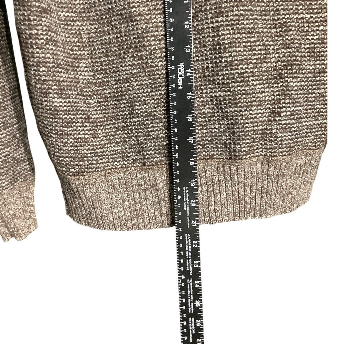 Gioberti Brown Knit Full Zip Cardigan Boys Size 12 — Warm, Stylish, Comfortable