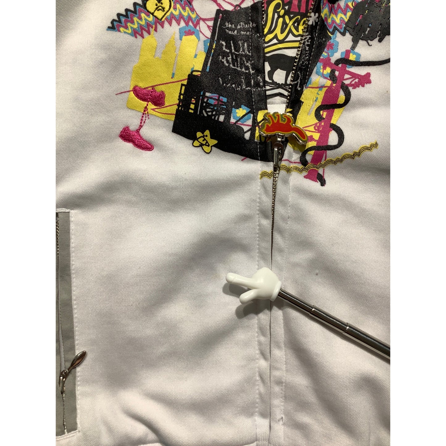 Akademiks Track Jacket Child’s Size XL - Graffiti, Streetwear, Colorful