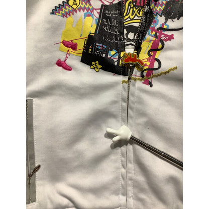 Akademiks Track Jacket Child’s Size XL - Graffiti, Streetwear, Colorful