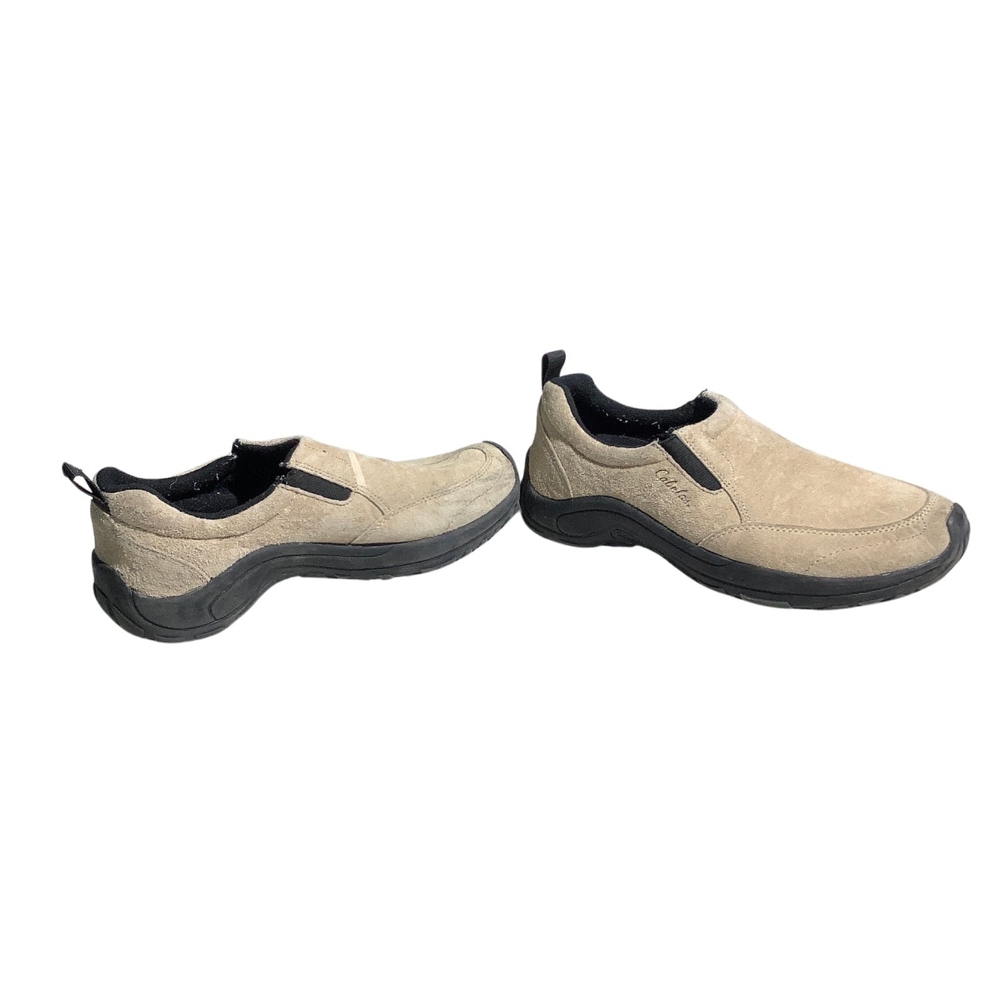Cabela’s Tan Suede Slip-On Loafers Men’s 8M — Outdoor, Casual, Comfort