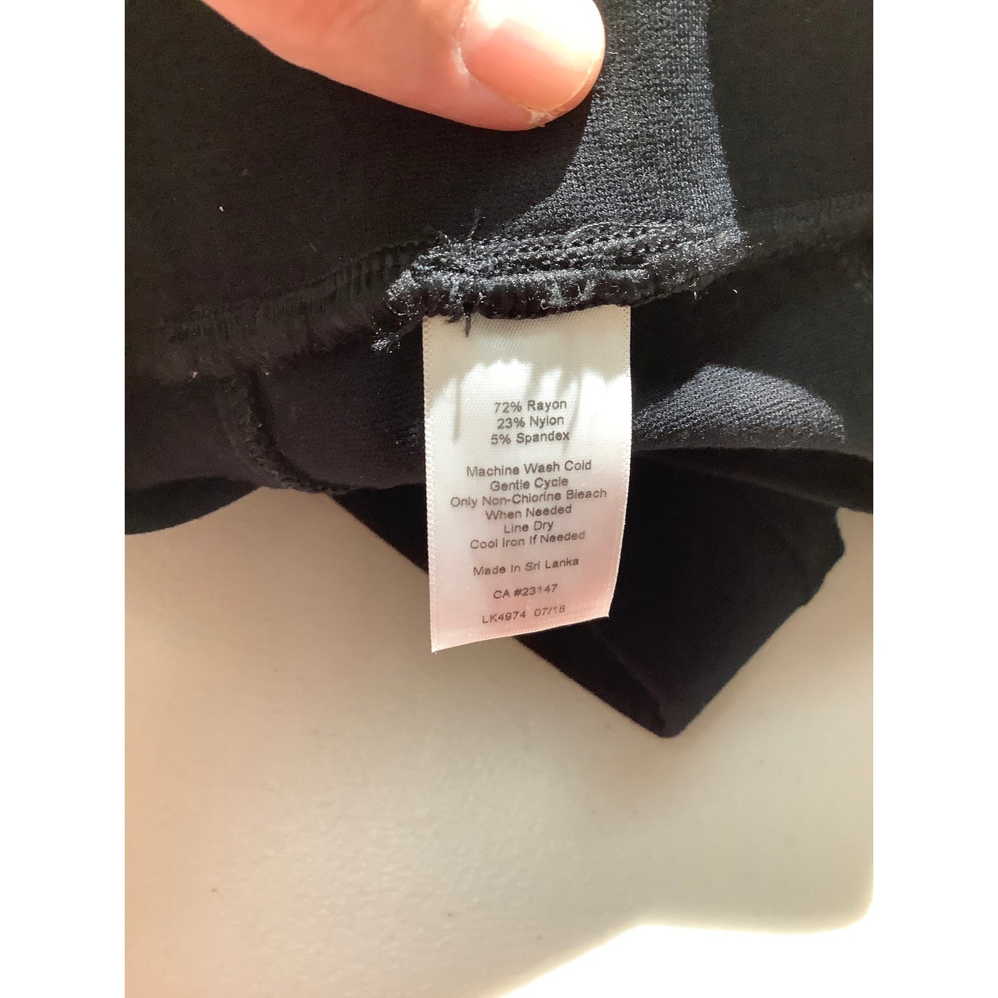 Talbots Black Stretch Leggings Women’s M  — Classic, Casual, Minimalist