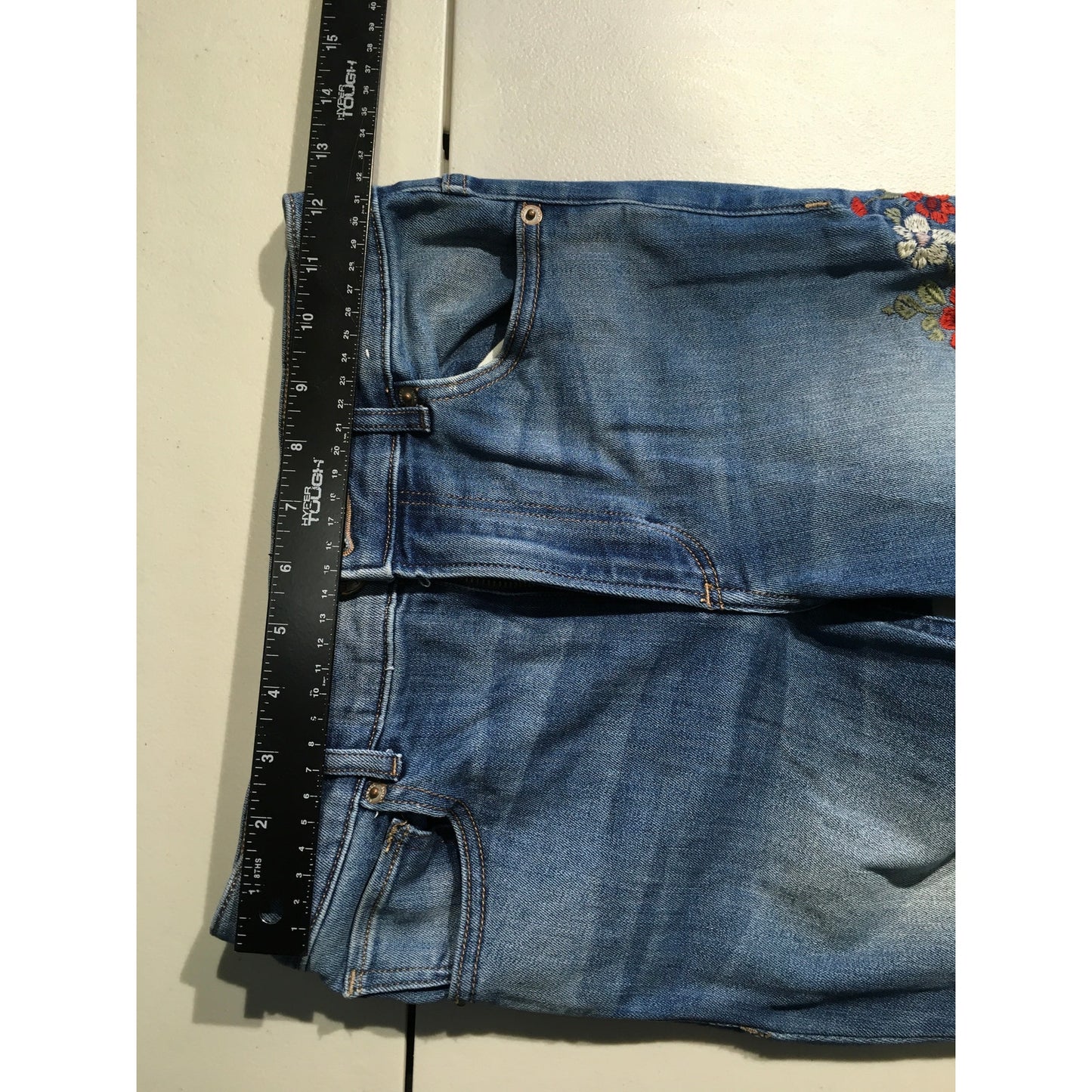 Express Light Wash High Rise Stretch Legging Jeans 0R - Boho, Feminine, Casual