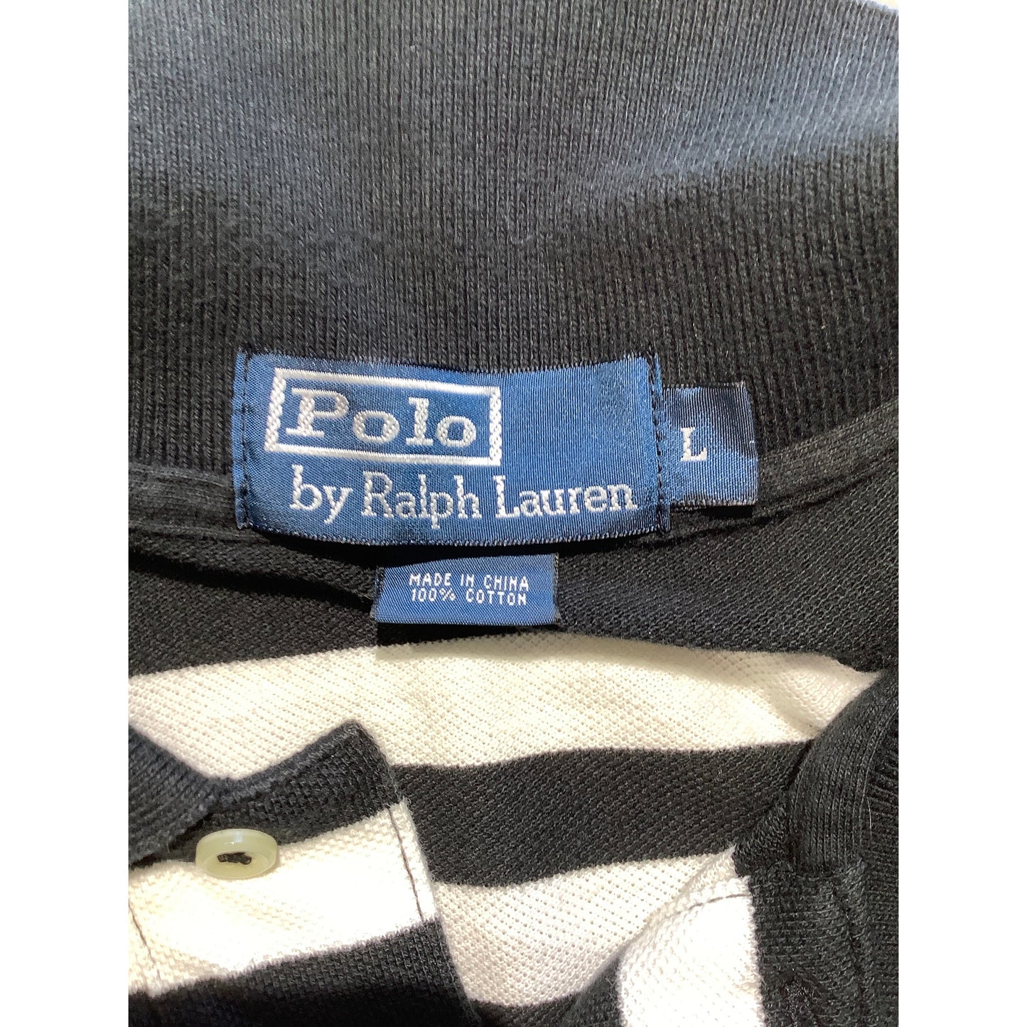 Polo Ralph Lauren Men's Striped Polo Size LG - Classic, Stylish, Comfortable