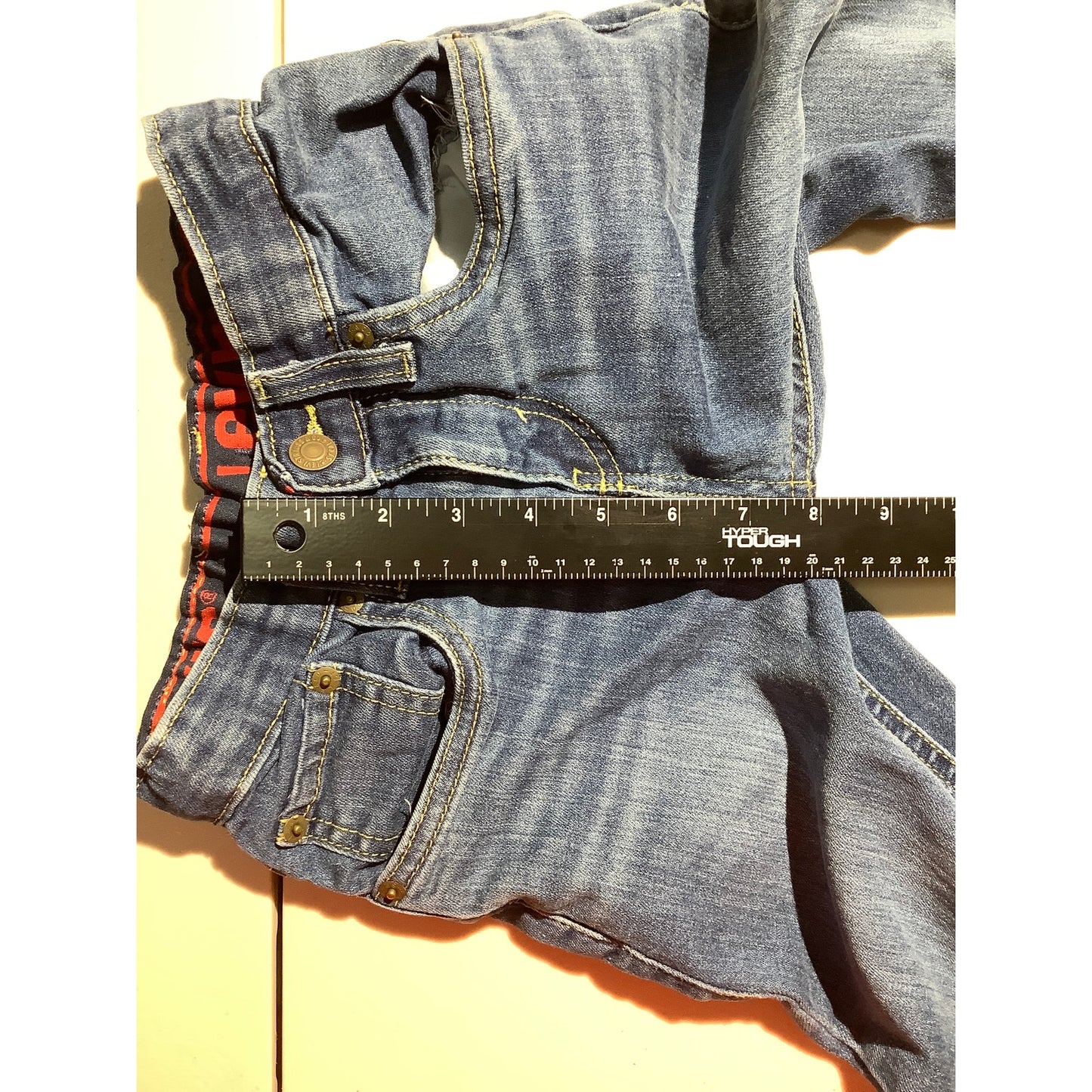 Levi's 514 Adjustable Jeans Boys Size 10 25W 26L — Straight, Classic, Everyday