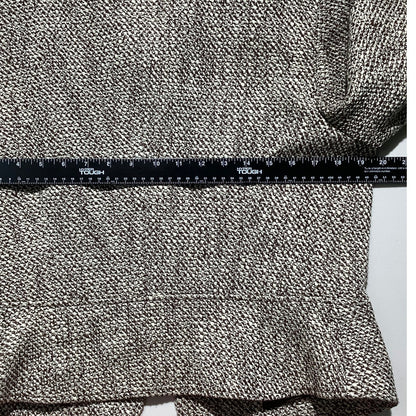 Talbots Cream/Brown Tweed Blazer Women’s Size 8 – Wool Blend, Business, Classic