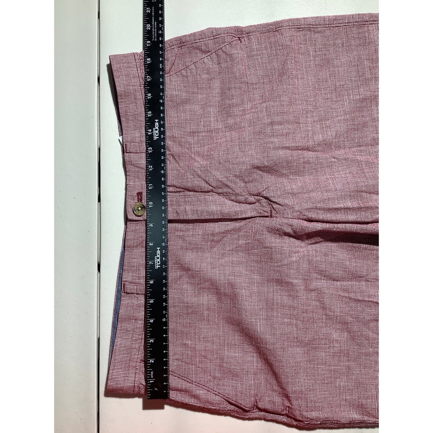 Banana Republic Emerson Shorts, Burgundy, Men’s Size 36 — Casual, Chino, Cotton