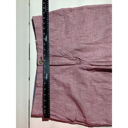 Banana Republic Emerson Shorts, Burgundy, Men’s Size 36 — Casual, Chino, Cotton