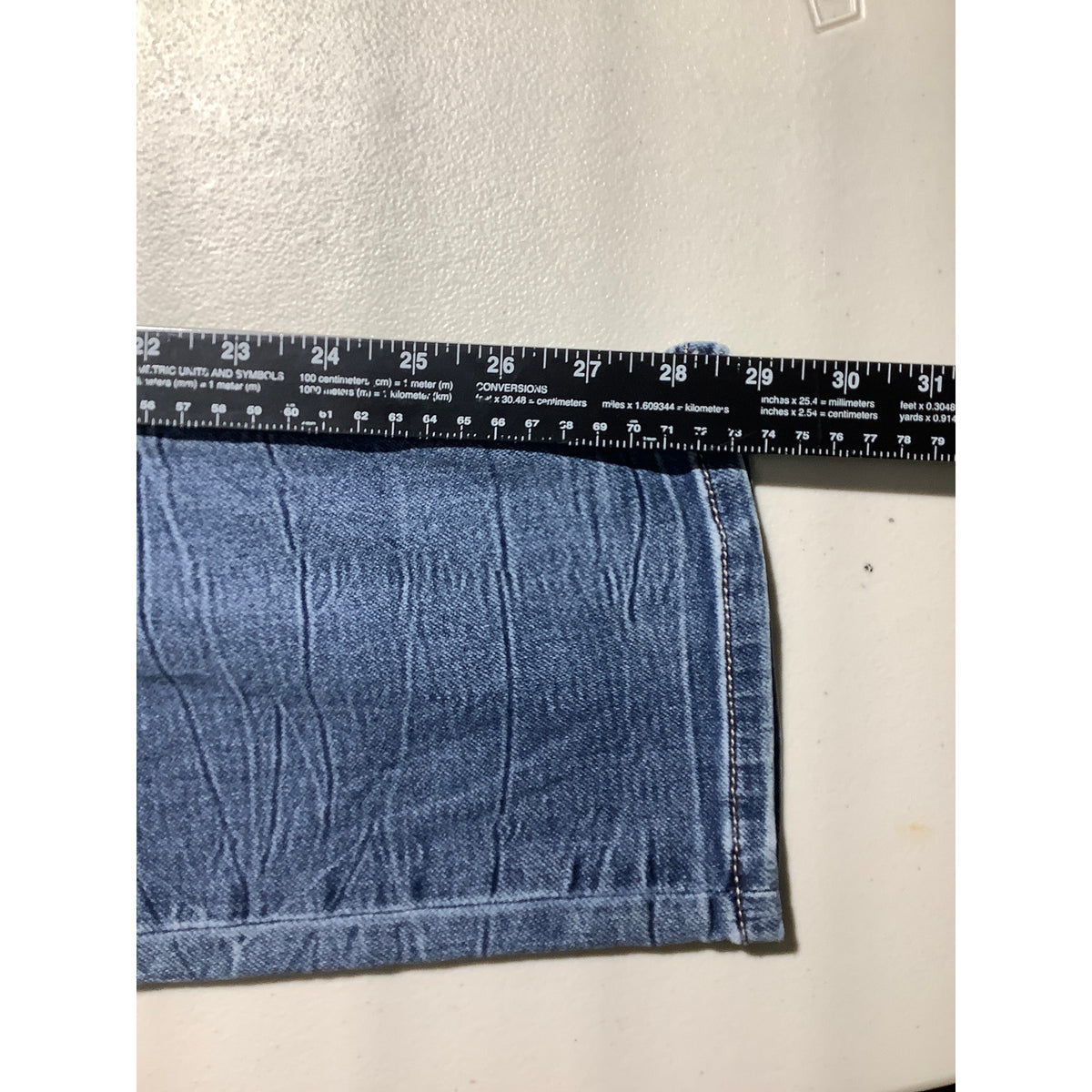 BKE Jake Men’s 34x30 Dark Blue Straight Leg Jeans — Distressed, Western, Casual