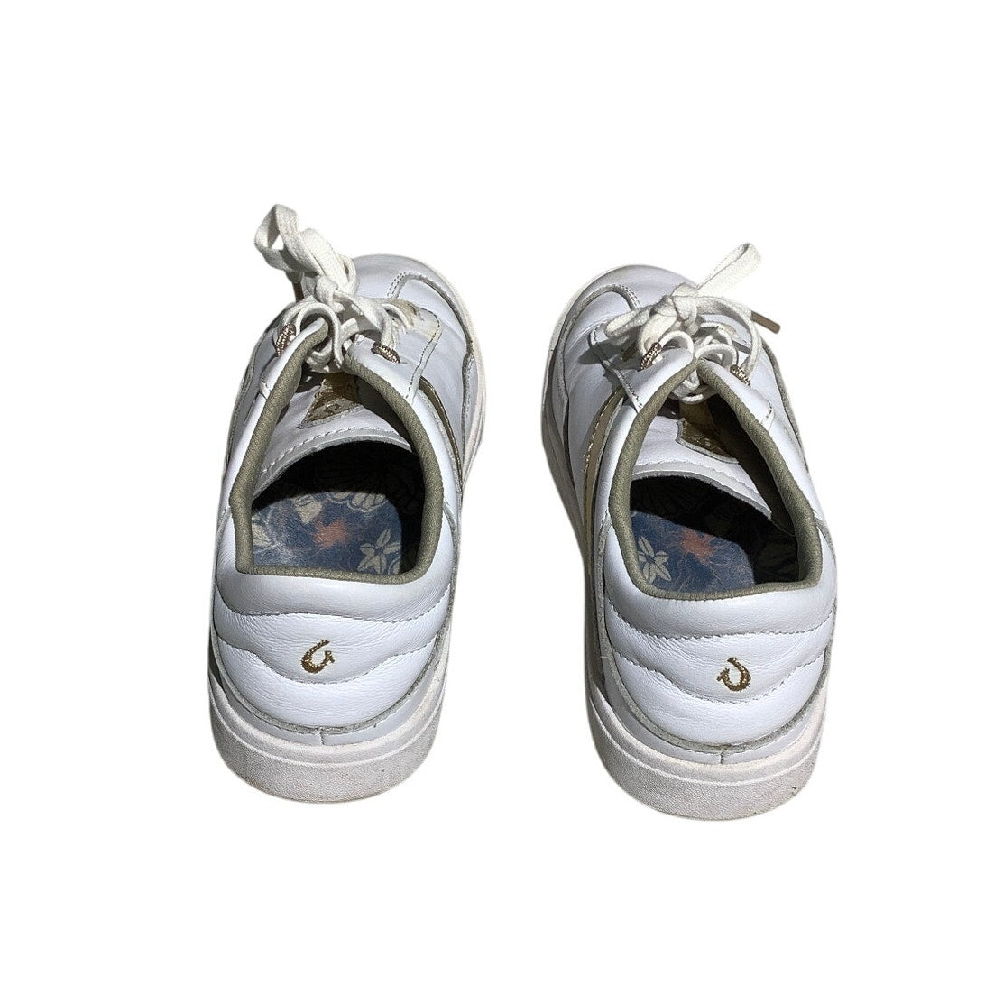 Olukai Ha'upu Leather Sneakers Women’s 6 – Casual, Comfortable, Island-Inspired