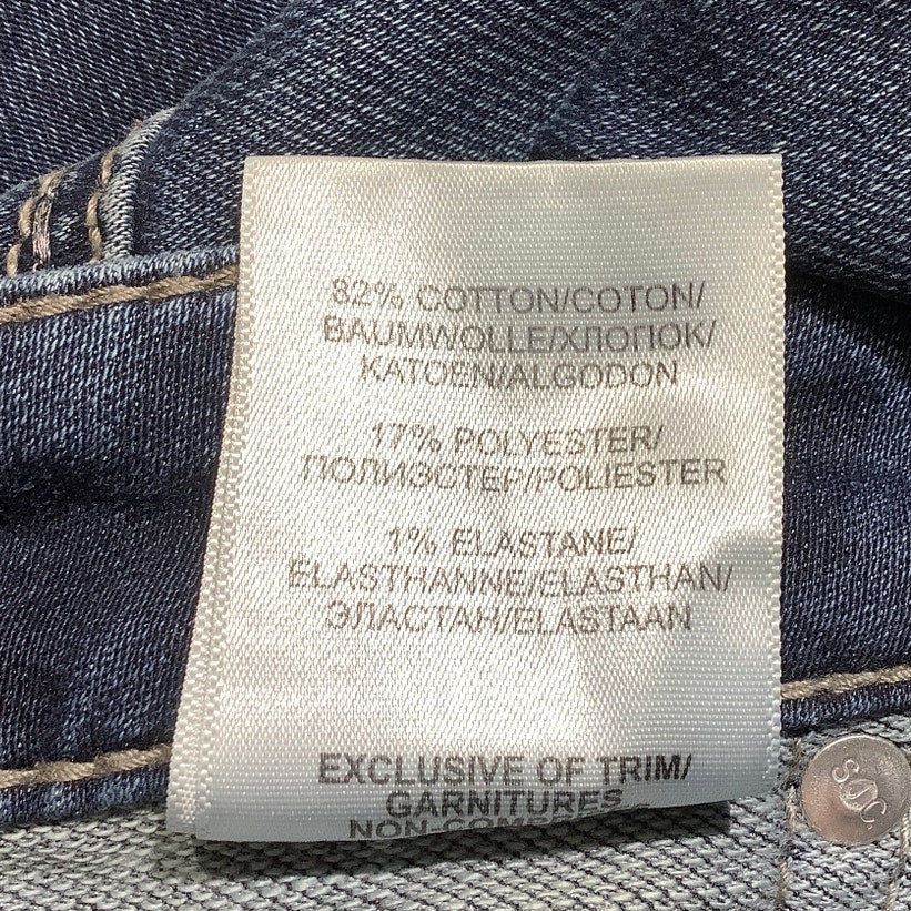 Silver Jeans Co Men’s Jeans Size 30W x 31L — Dark Denim, Distressed, Skinny