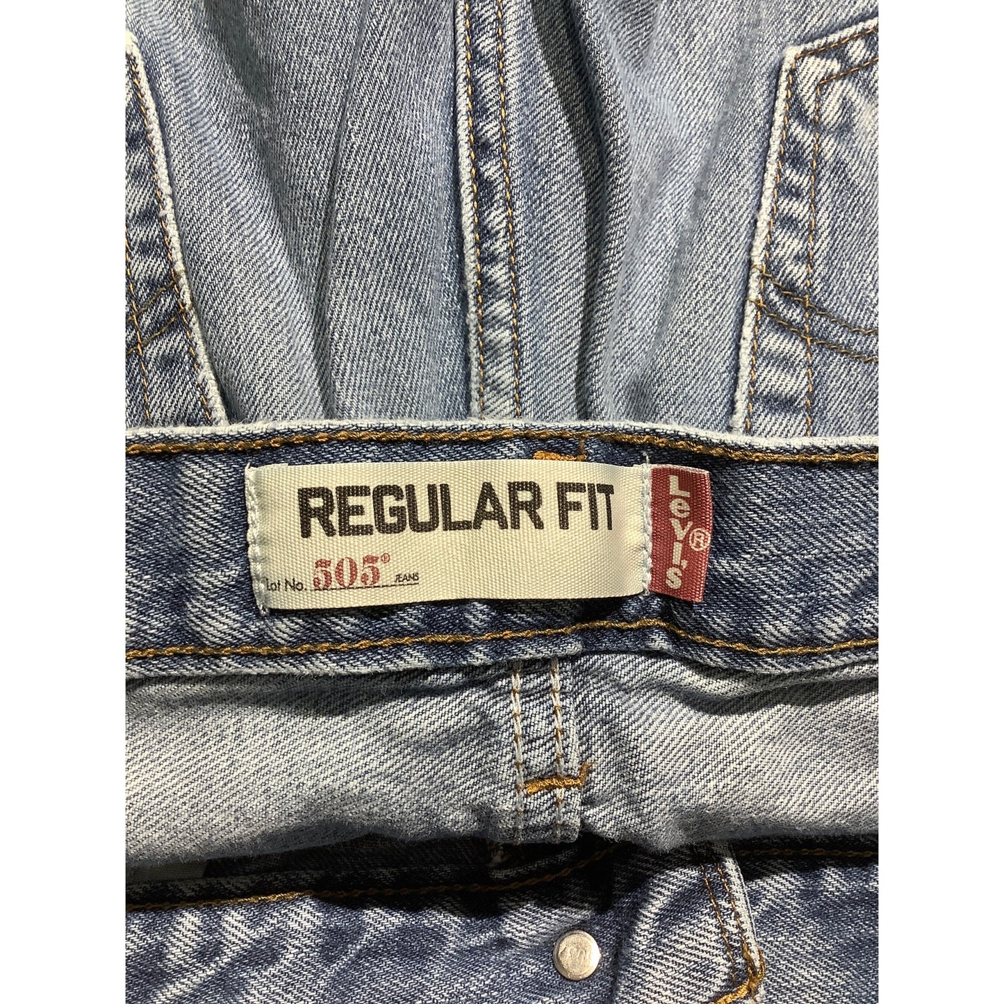 Levi's 505 Regular Fit Jeans Men’s Size 36W 30L — Classic, Straight, Casual