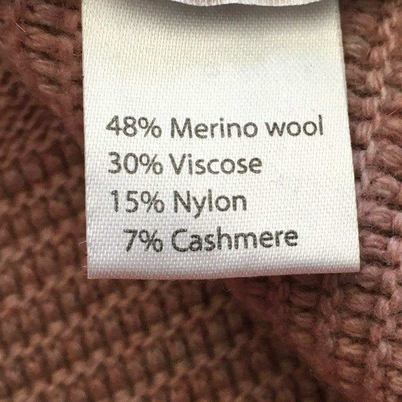 Benedetta B Pink Wool-Cashmere Sweater Size L - Minimalist, Cozy, Elegant