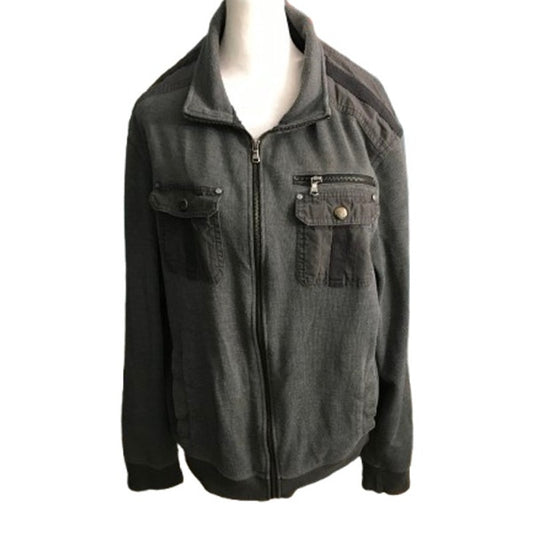 Rock & Republic Zip-Up Jacket  Size XL - Streetwear, Casual, Utility