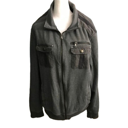Rock & Republic Zip-Up Jacket  Size XL - Streetwear, Casual, Utility