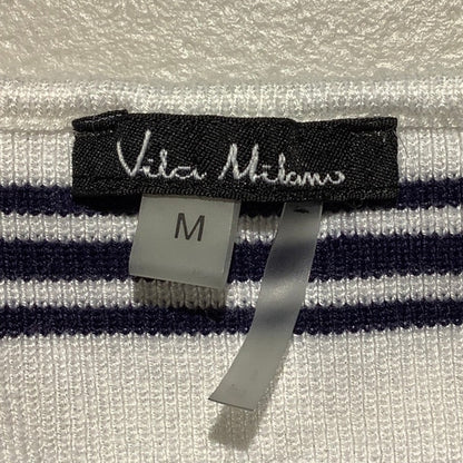 Vila Milano Striped Top Women’s Size Medium — Off Shoulder, Casual, Chic