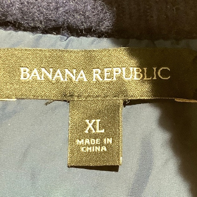 Banana Republic Merino Sweater Vest Men’s Size XL — Classic, Preppy, Layering