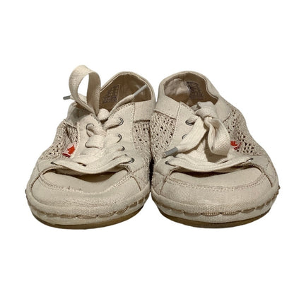 Rocket Dog Cream Lace-Up Flats Size 6 - Boho, Casual, Lightweight