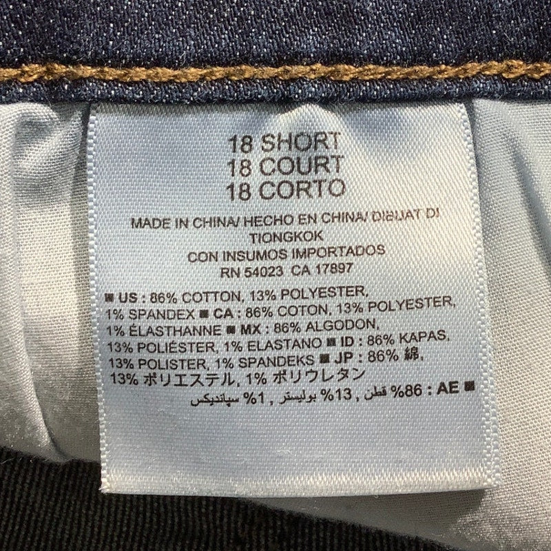 Old Navy Mid-Rise Jeans Women’s Size 18 Short – Dark Wash, Stretch, Classic