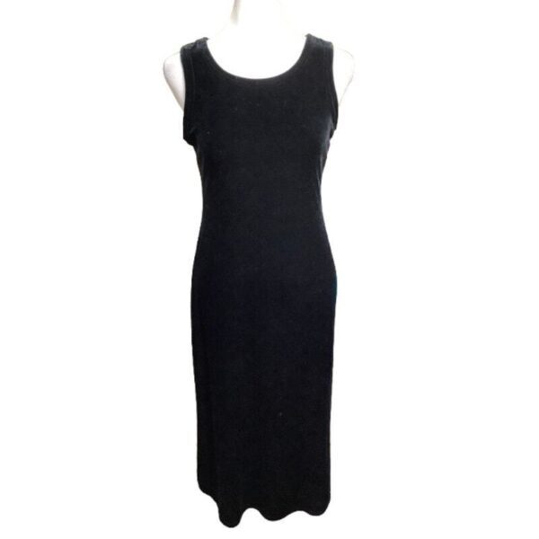 Jessica McClintock Girls Black Velvet Dress, Size 16 - Elegant, Formal, Timeless